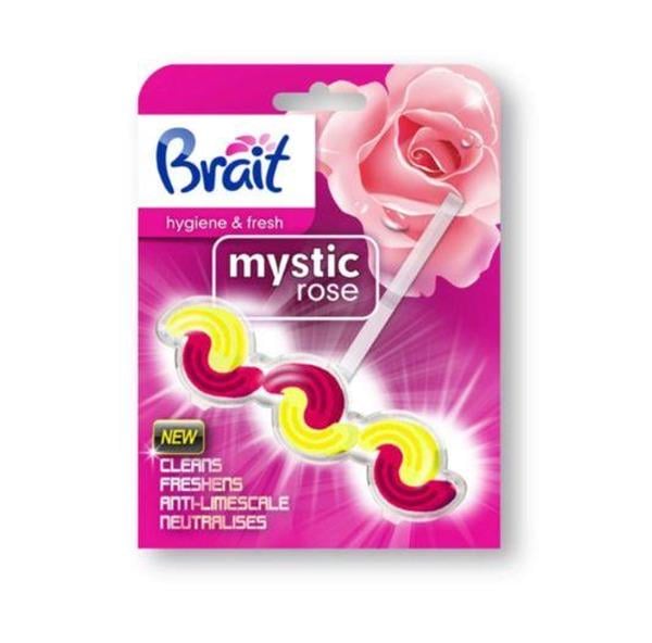 Блок для унитаза Brait Hygiene&Fresh с ароматом розы 45 г (N-2621)