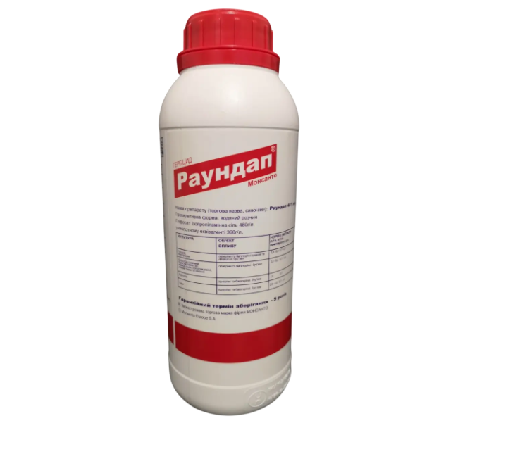 Гербицид Раундап соль глифосата 1 л 480 г/л