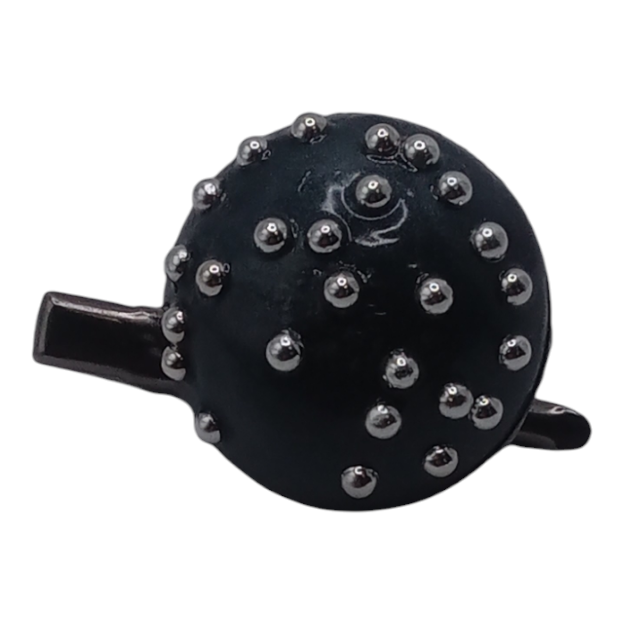 Брошь на зажим ручной работы Rock N Roll-2 3 см с декором Графитовый (15307128) Брошь на зажим ручной работы Rock N Roll-2 3 см с декором Графитовый (15307128)