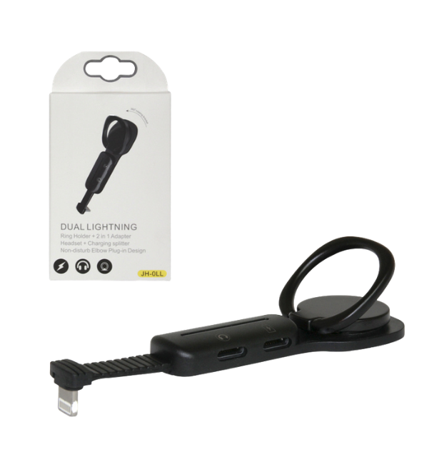 Шнур держатель для iPhone JH-0LL Черный (KG-5509) Шнур держатель для iPhone JH-0LL Черный (KG-5509)