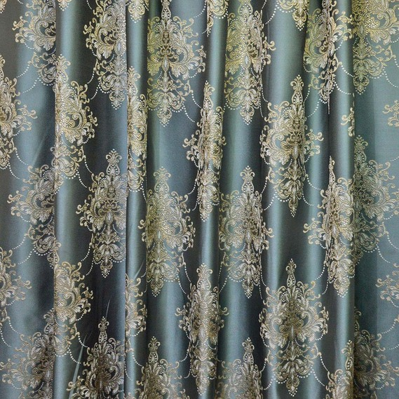 Тканина портьєрна жакардова IDEIA Тіара V-30 2,9 м Малахіт (2200004127743)