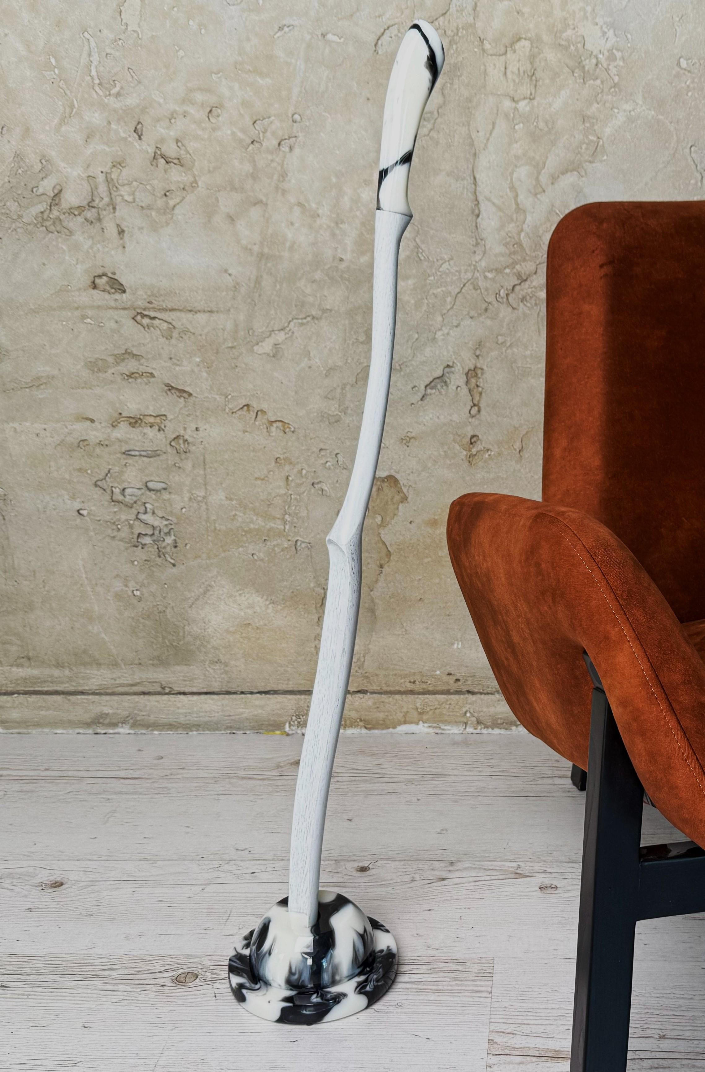 Ложка для обуви Klenn из дуба и эпоксидной смолы Белый Ложка для обуви Klenn из дуба и эпоксидной смолы Белый