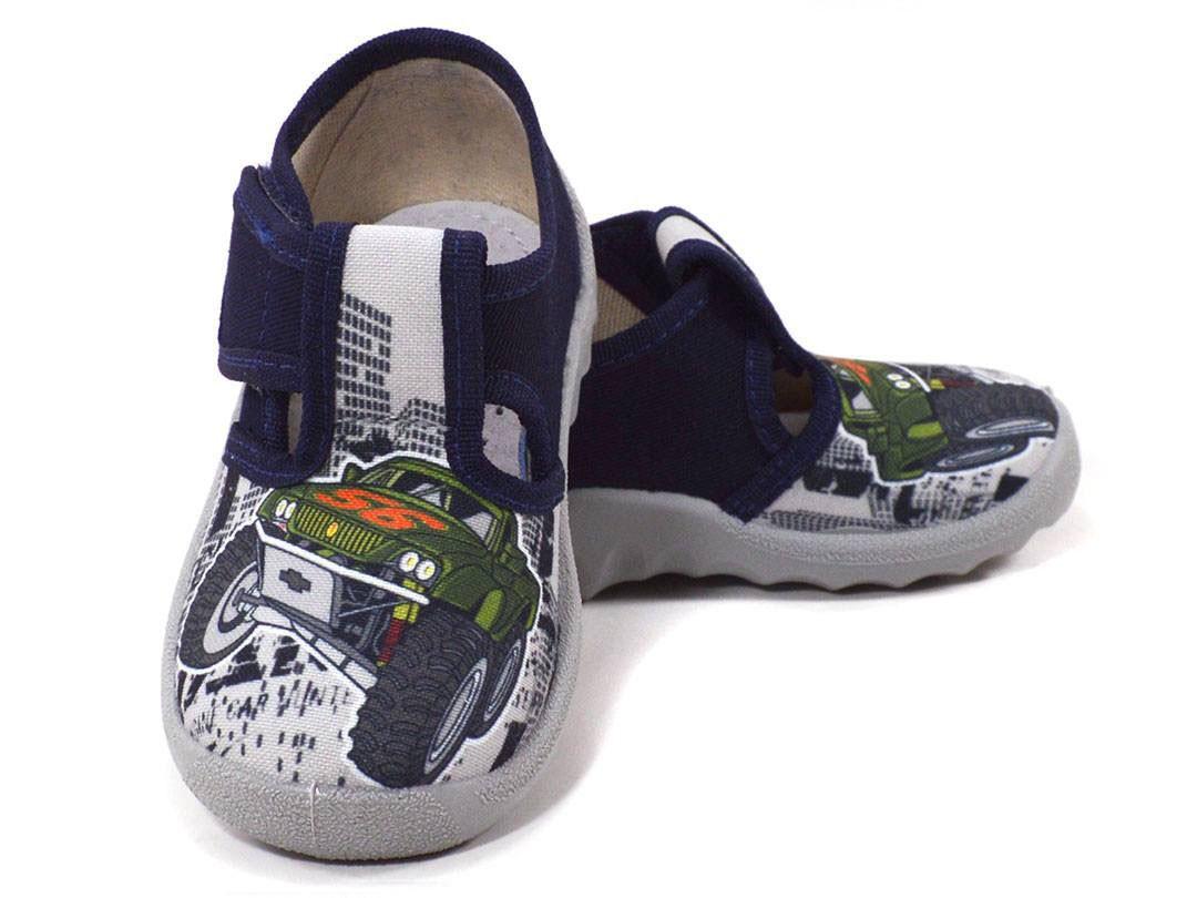 Тапочки для хлопчиків Waldi 360-164/22 на липучках р. 22 Темно-синій - фото 2 Тапочки для хлопчиків Waldi 360-164/22 на липучках р. 22 Темно-синій - фото 2