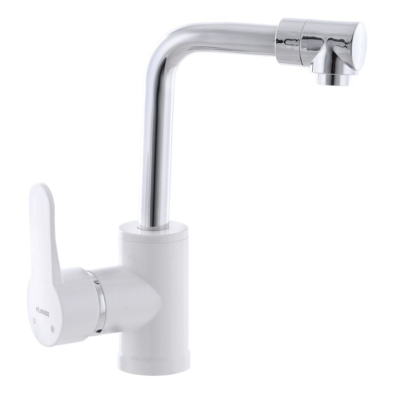 Змішувач для кухні PLAMIX Mario-001 без підведення White ((PM0556)