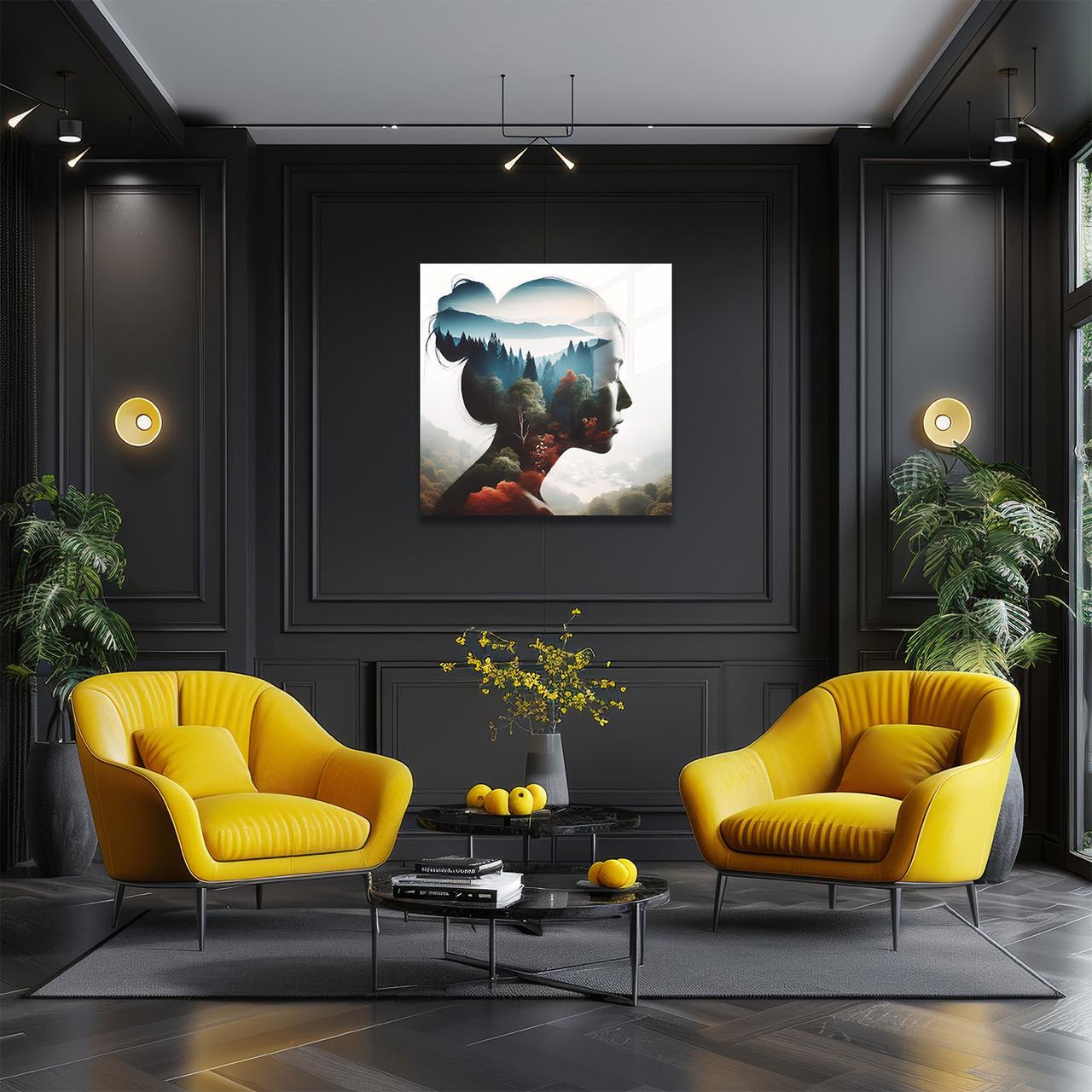 Картина на стекле NovellaPrint Природная рефлексия 90х90 см (505.3) - фото 3