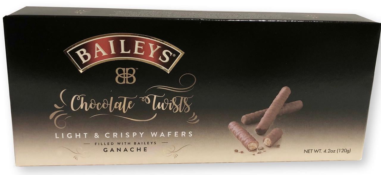 Шоколадні палички твісти BAILEYS CHOCOLATE TWISTS CRISPY WAFERS 120 г (2054816846)