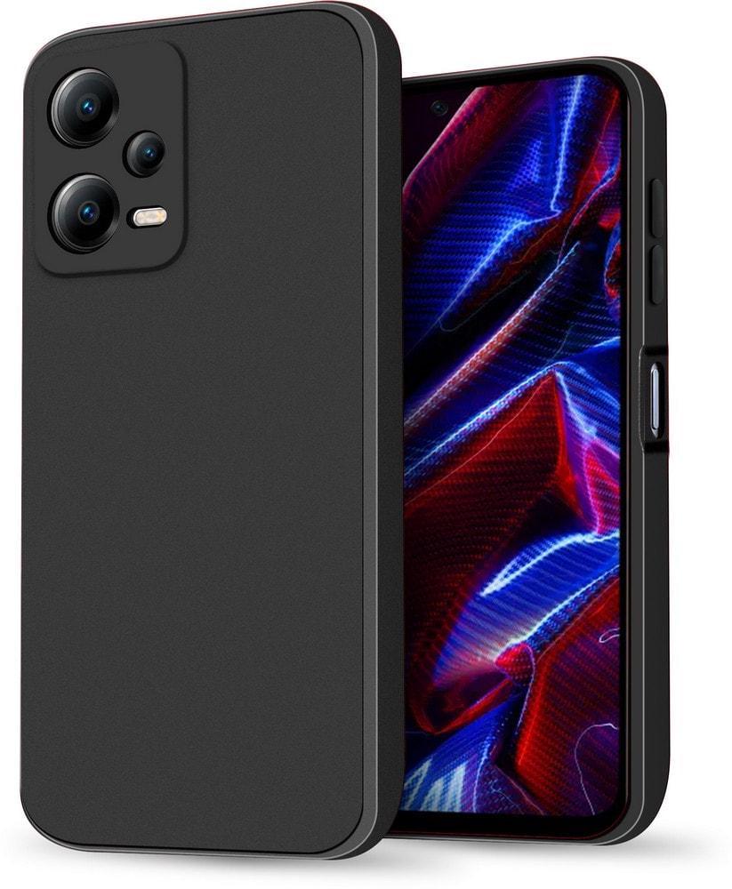 Силиконовый чехол HardCorner Xiaomi Poco X5 5G (с микрофиброй) Black (36132-2B)