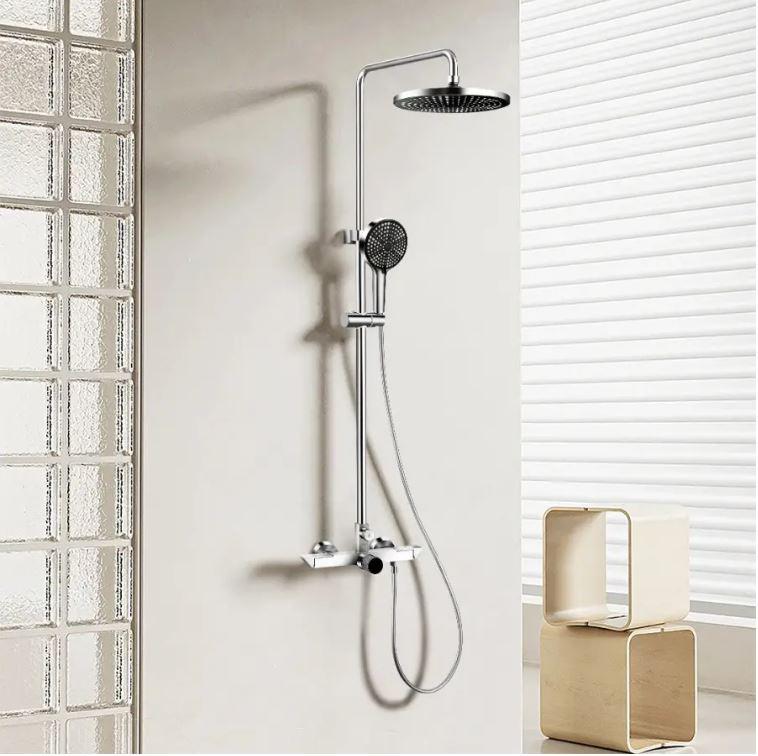 Душевая система Nett WH-19 наружного монтажа Хром (24239994)