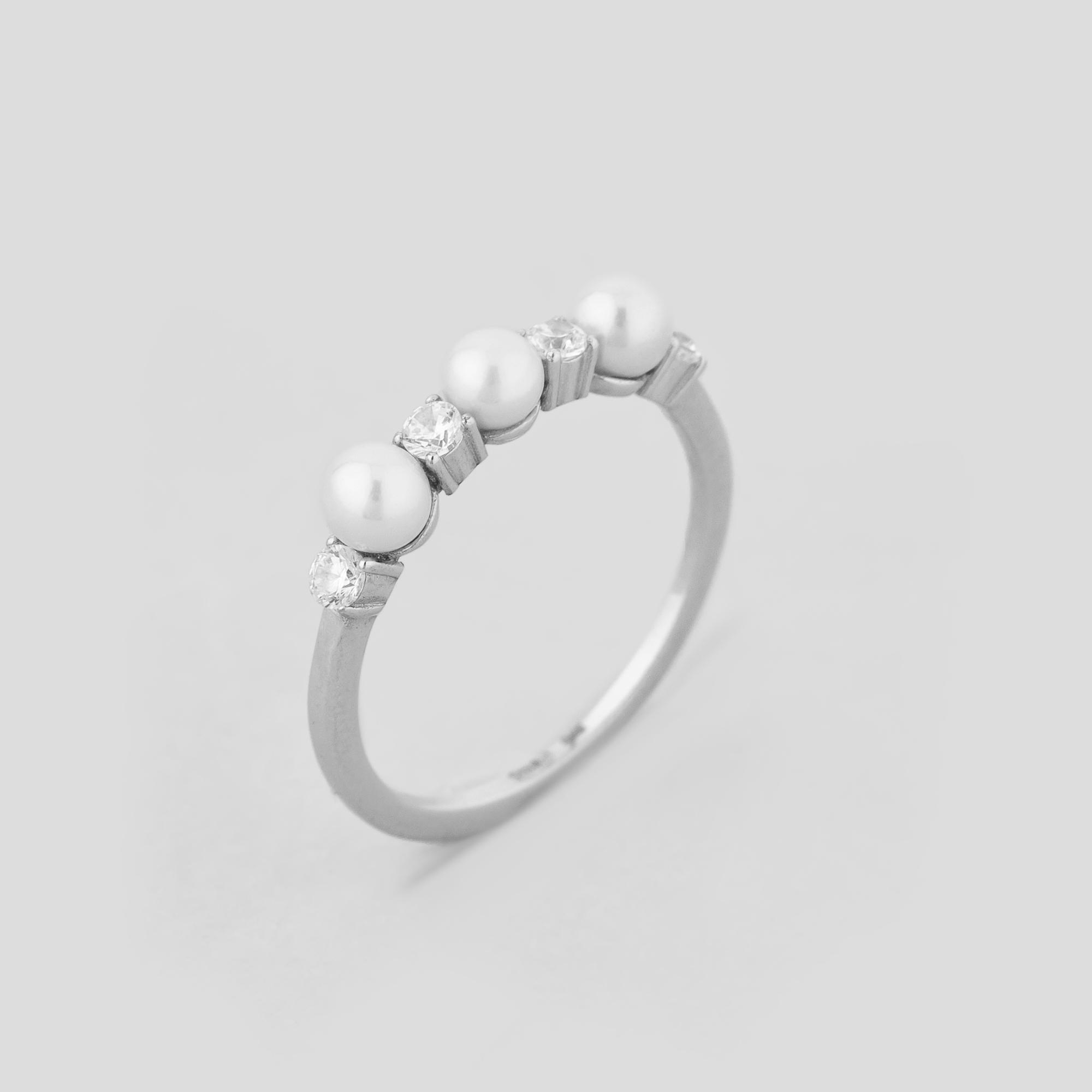 Серебряное кольцо Minimal Сокровища русалки р. 17,5 (18294)