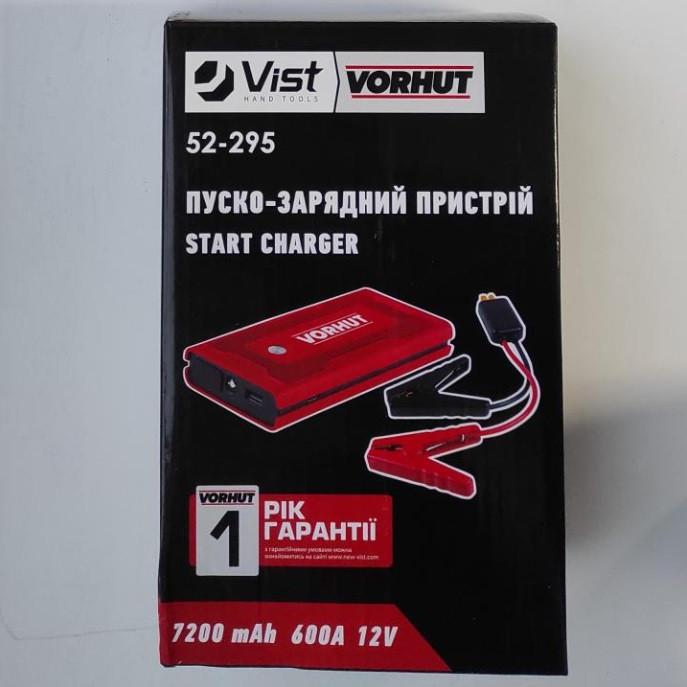 Пристрій пуско-зарядний Vorhut 52-2957 200 mAh 600 А 12 V - фото 2