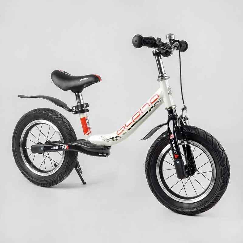 Беговел Corso Alpha Sport 57200 с ручным тормозом 12" Беговел Corso Alpha Sport 57200 с ручным тормозом 12"