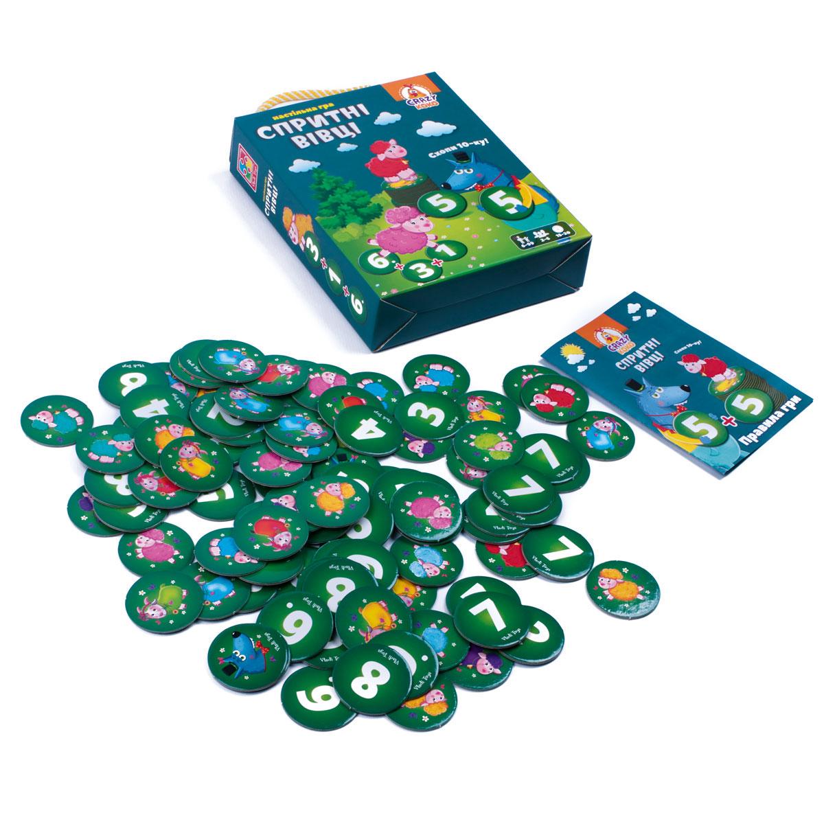 Настільна гра Vladi Toys розважальна. Спритні вівці. Схопи 10-ку! (VT8033-07) - фото 2