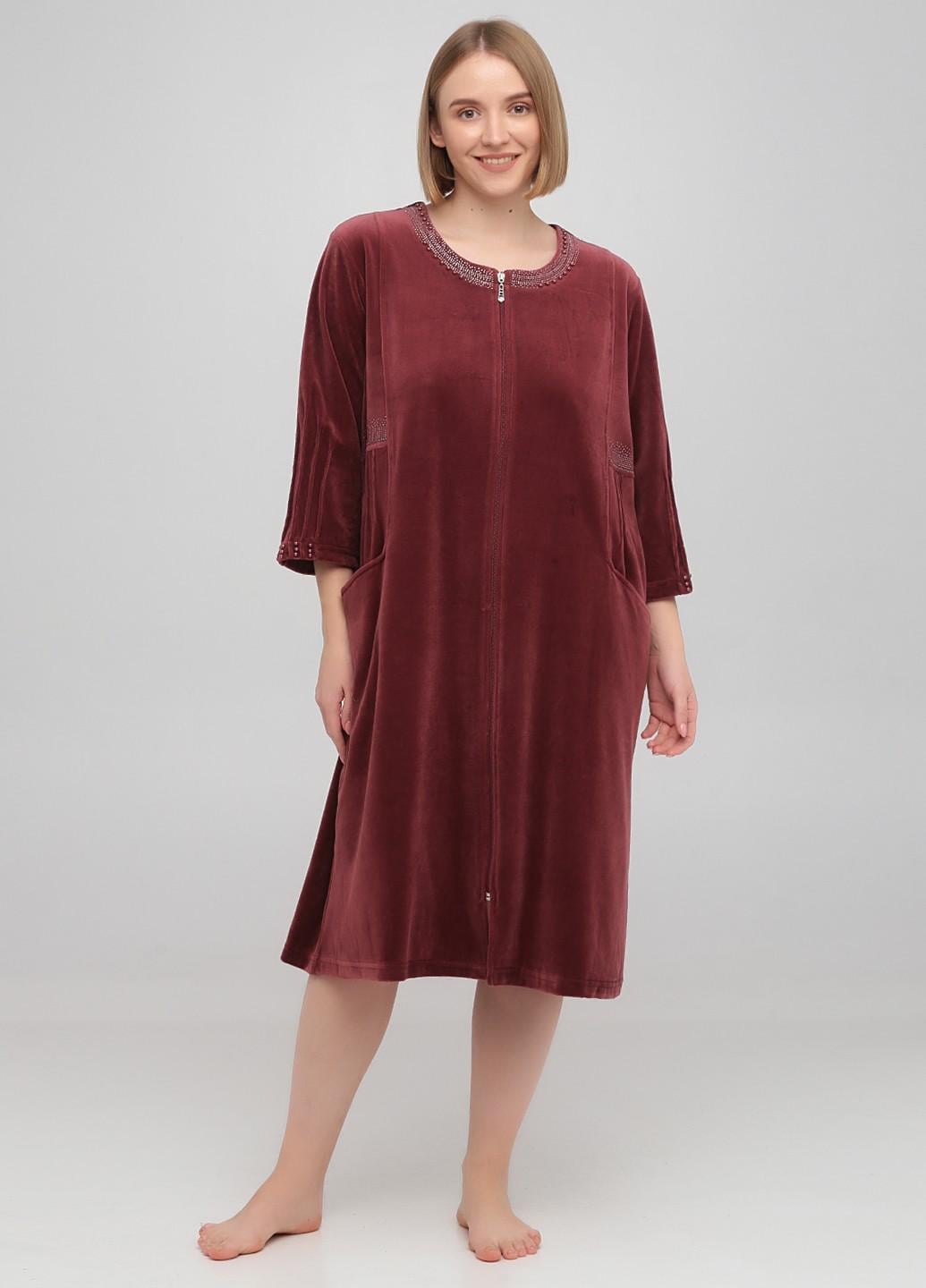 Домашний женский халат Wild Love 2XL Кофейный (21234-32) Домашний женский халат Wild Love 2XL Кофейный (21234-32)