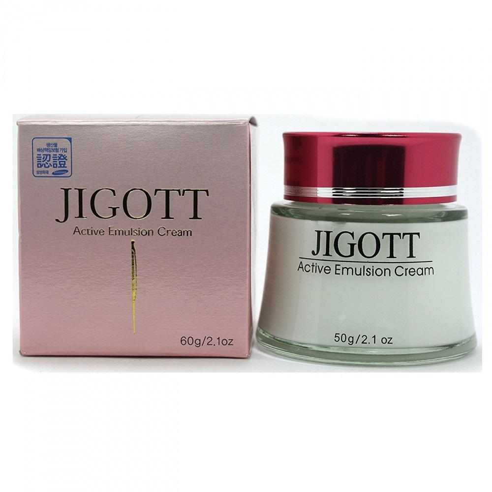 Крем для обличчя Jigott Active Emulsion Cream 50 мл (8809541281235) - фото 2