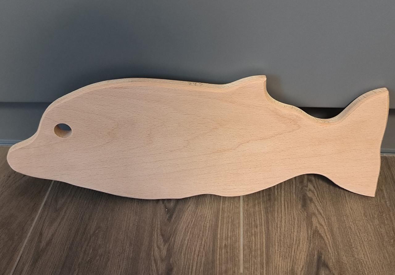 Доска-заготовка разделочная деревянная Дельфин для декупажа под покраску и росписи 14,5х40 см (745) - фото 3