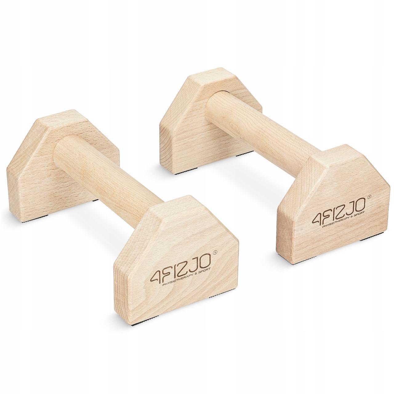 Упори для віджимань 4FIZJO дерев'яні 25 см (P-5905973407021)