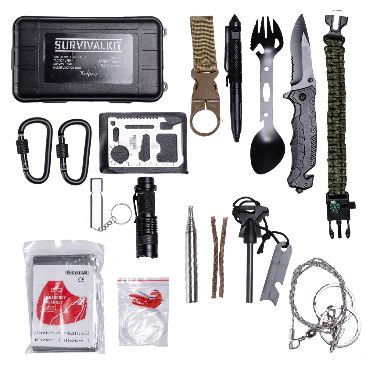 Набор для выживания 16в1 в пластиковом кейсе (HP-D-3)