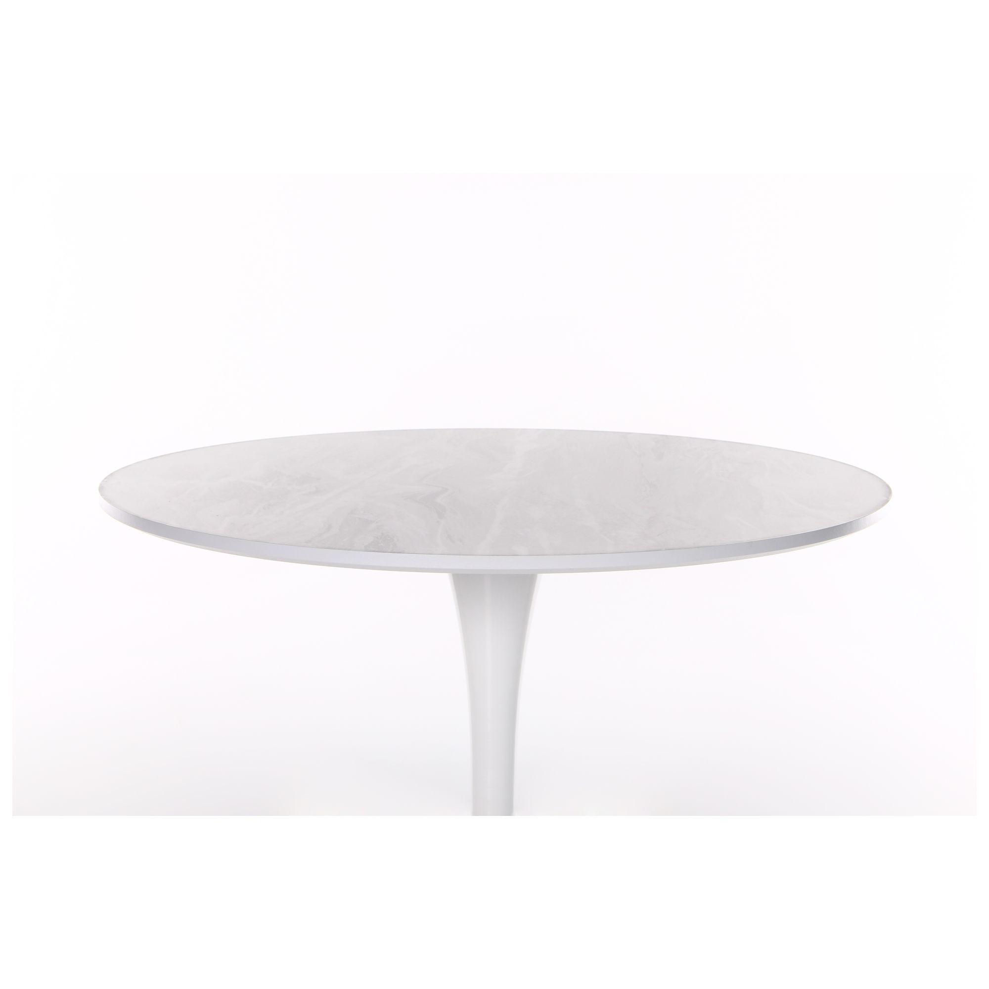 Стіл обідній AMF Allure Marble МДФ Білий мармур (41668) - фото 3 Стіл обідній AMF Allure Marble МДФ Білий мармур (41668) - фото 3