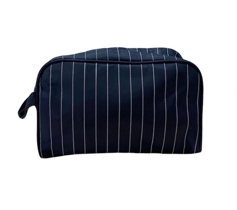 Мужская косметичка-несессер АРТ 8067 с полоской 24,5x16x6 см Синий (1625088198)