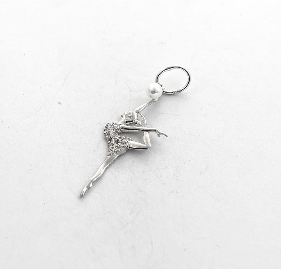 Кулон Maxi Silver 8416 Гимнастка (88416)