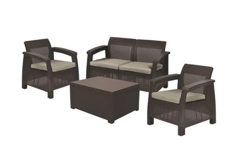 Набір меблів Corfu ll box Коричневий (223172)