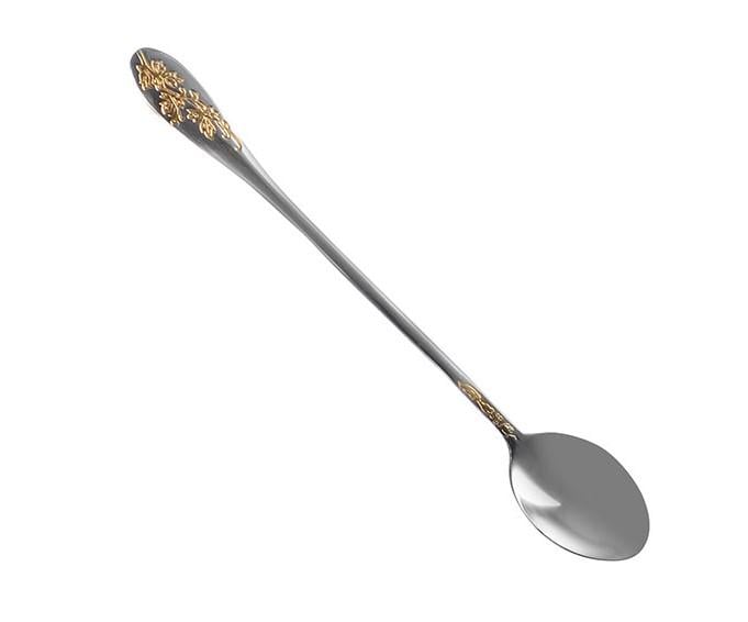 Ложка десертная Stenson Golden Rose 19,5 см 6 шт. (AN013220)