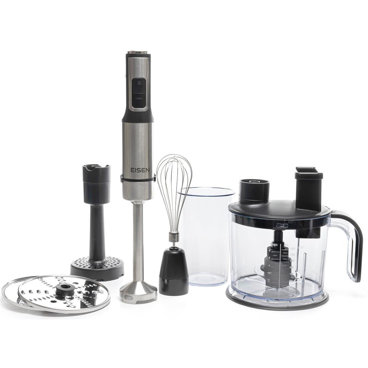 Блендер погружной Eisen EBSS-154Р 1500 Вт Turbo 1,5 л Black/Steel (26075478)