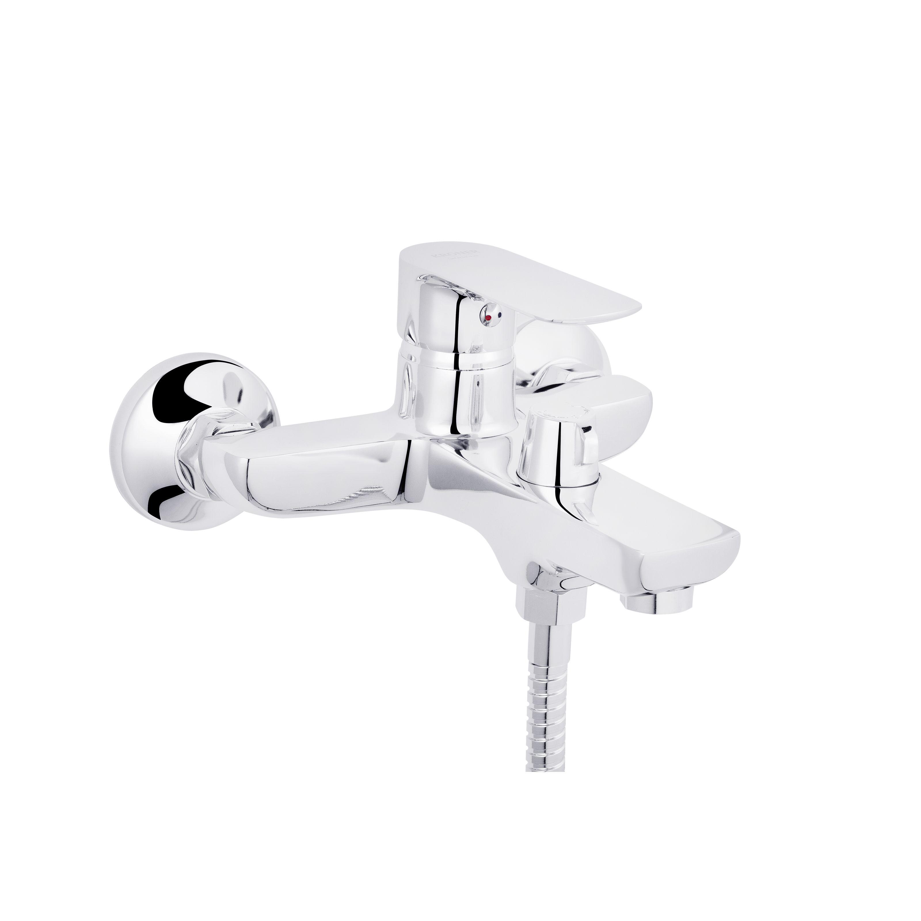 Смеситель для ванны KRONER Main-C060 CV018619 однорычажный Хром (134681)