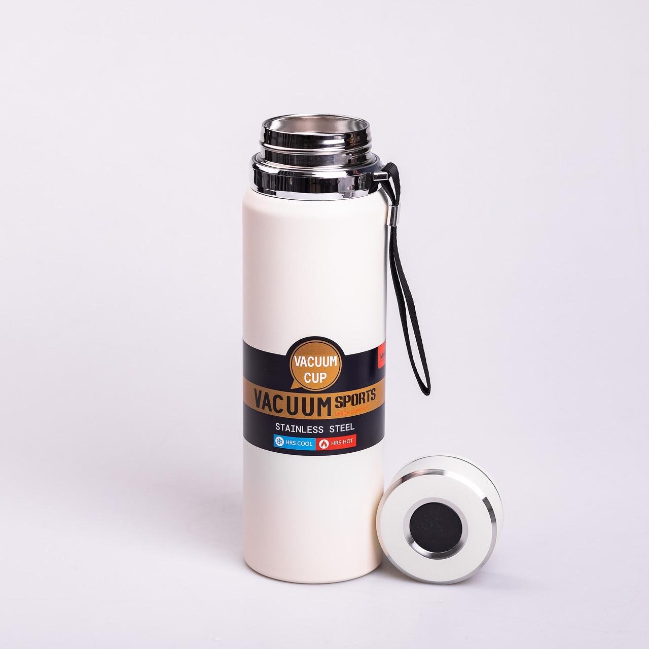 Термос Vacuum Sports с датчиком температуры 1 л Белый - фото 4 Термос Vacuum Sports с датчиком температуры 1 л Белый - фото 4