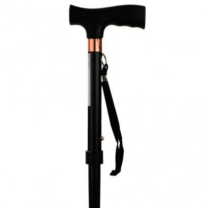 Трость алюминиевая складная с Т-образной ручкой OSD-BL560202 Черный - фото 2 Трость алюминиевая складная с Т-образной ручкой OSD-BL560202 Черный - фото 2