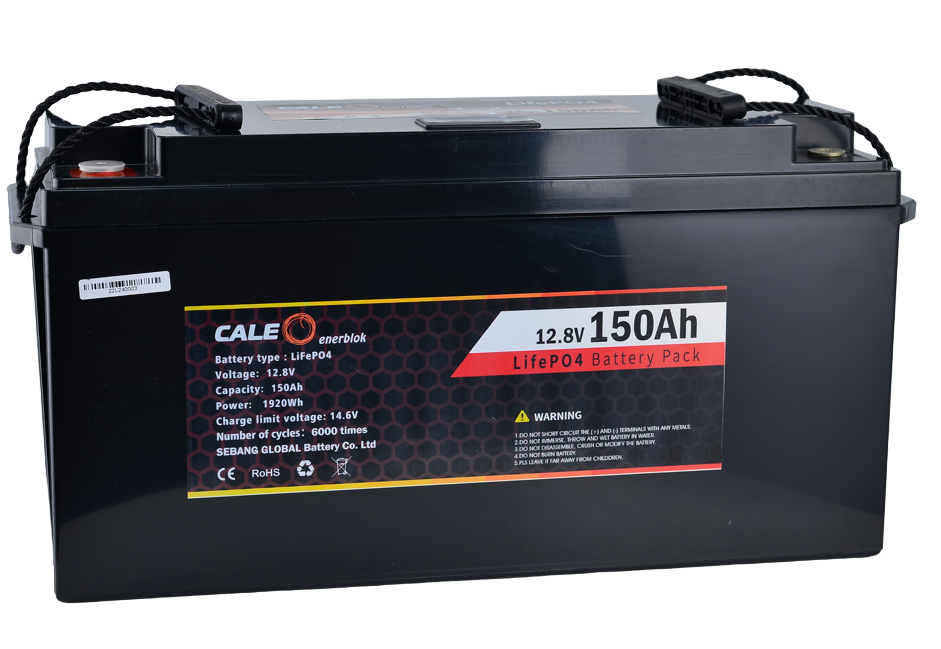 Акумулятор Caleo Enerblok LifePo4 12,8 V фосфатний 150 Ah BMS (9608136)