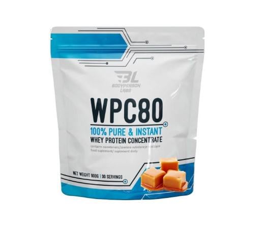 Протеин Bodyperson Labs WPC80 900 g 30 servings Сaramel with salt