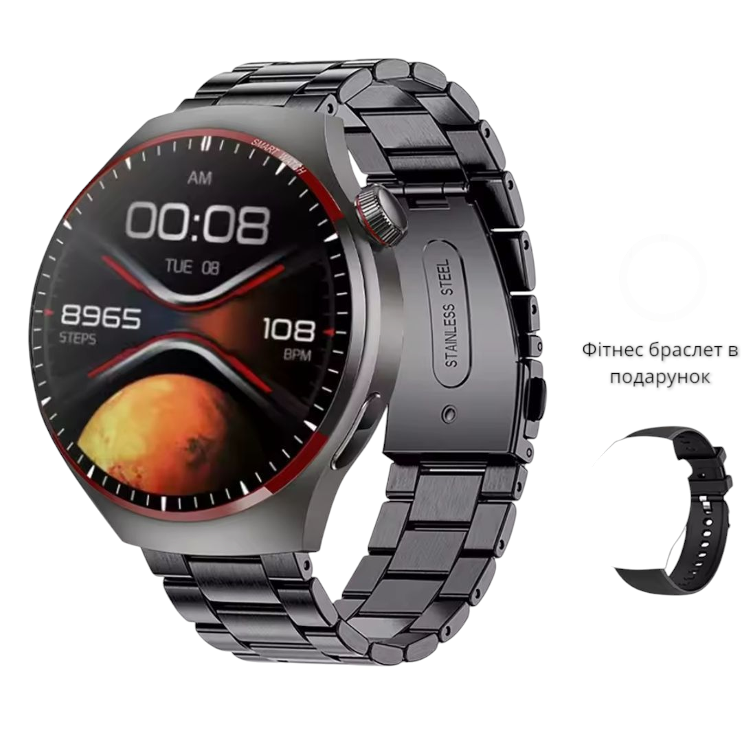 Годинник наручний чоловічий D Pro Line Siri тренування Android/IOS Чорний - фото 5 Годинник наручний чоловічий D Pro Line Siri тренування Android/IOS Чорний - фото 5