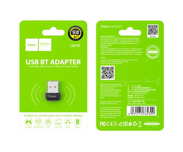 Адаптер Bluetooth Hoco UA18 - фото 4