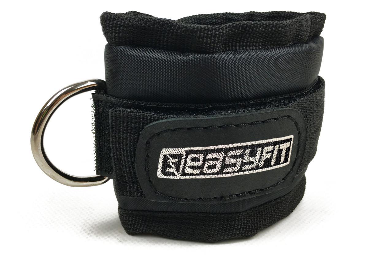 Манжета EasyFit для тяги на тренажере Бубновского Черный (EF-LGSTR-03)