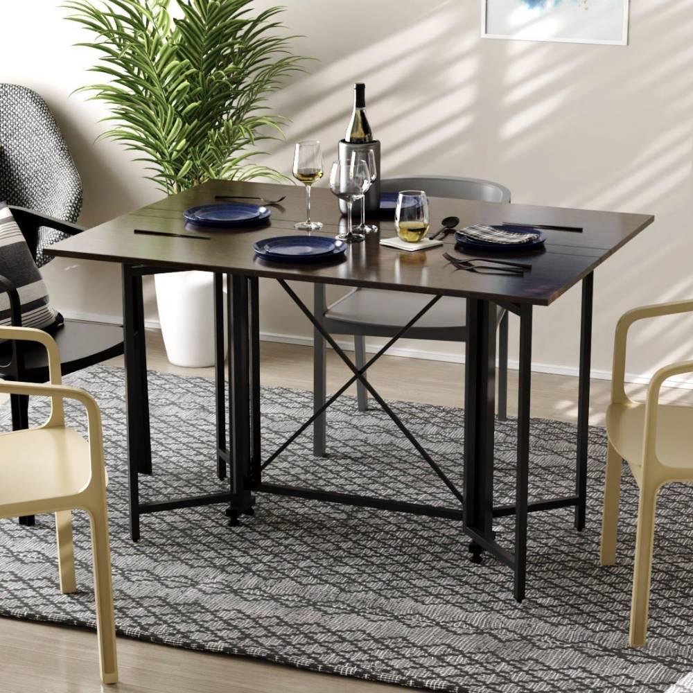 Стол-книга трансформер Ferrum-decor Спайдер металл/ДСП 16 мм 750x1150x880 мм Черный/Венге Магия (FRD-105632)