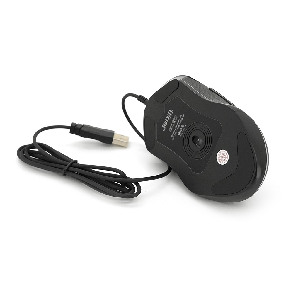 Комп'ютерна мишка провідна Jedel GM690 з підсвічуванням з 8 кнопками Чорний (1419) - фото 6 Комп'ютерна мишка провідна Jedel GM690 з підсвічуванням з 8 кнопками Чорний (1419) - фото 6