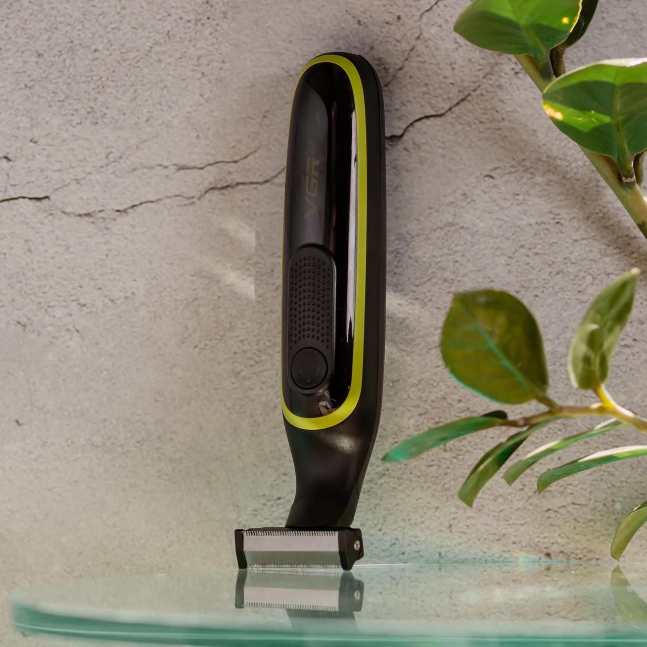 Триммер VGR V-017 для волос и бороды с 3 насадками Черный (7354) - фото 14 Триммер VGR V-017 для волос и бороды с 3 насадками Черный (7354) - фото 14