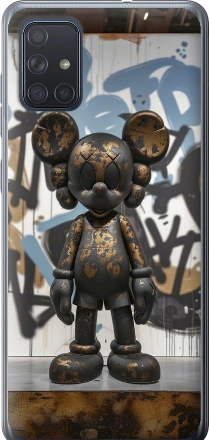 Чехол на Samsung Galaxy A71 2020 A715F Bronze kaws v2 (6098u-1826-42517)