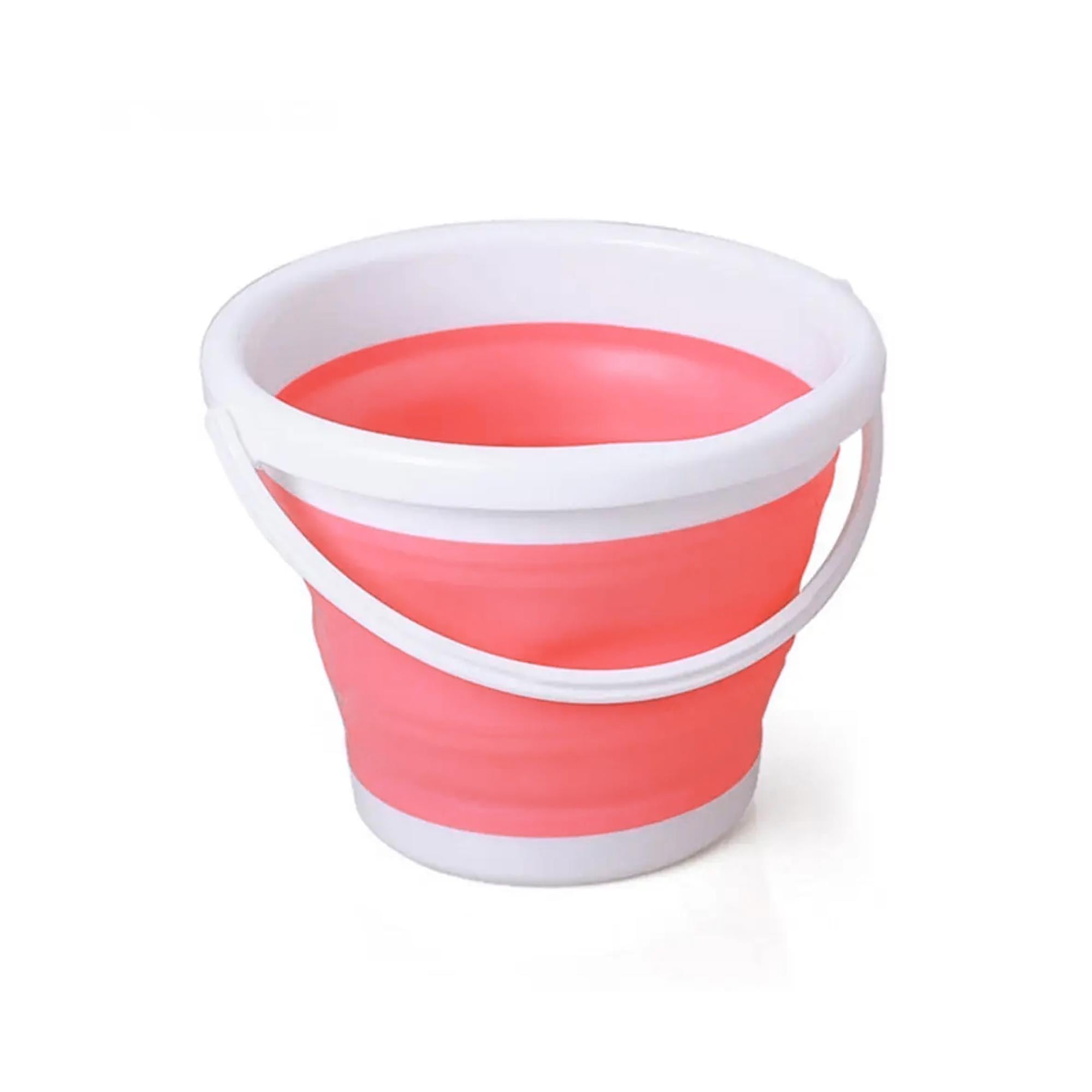 Відро універсальне складане із силікону 10 л Рожевий (00389) Відро універсальне складане із силікону 10 л Рожевий (00389)