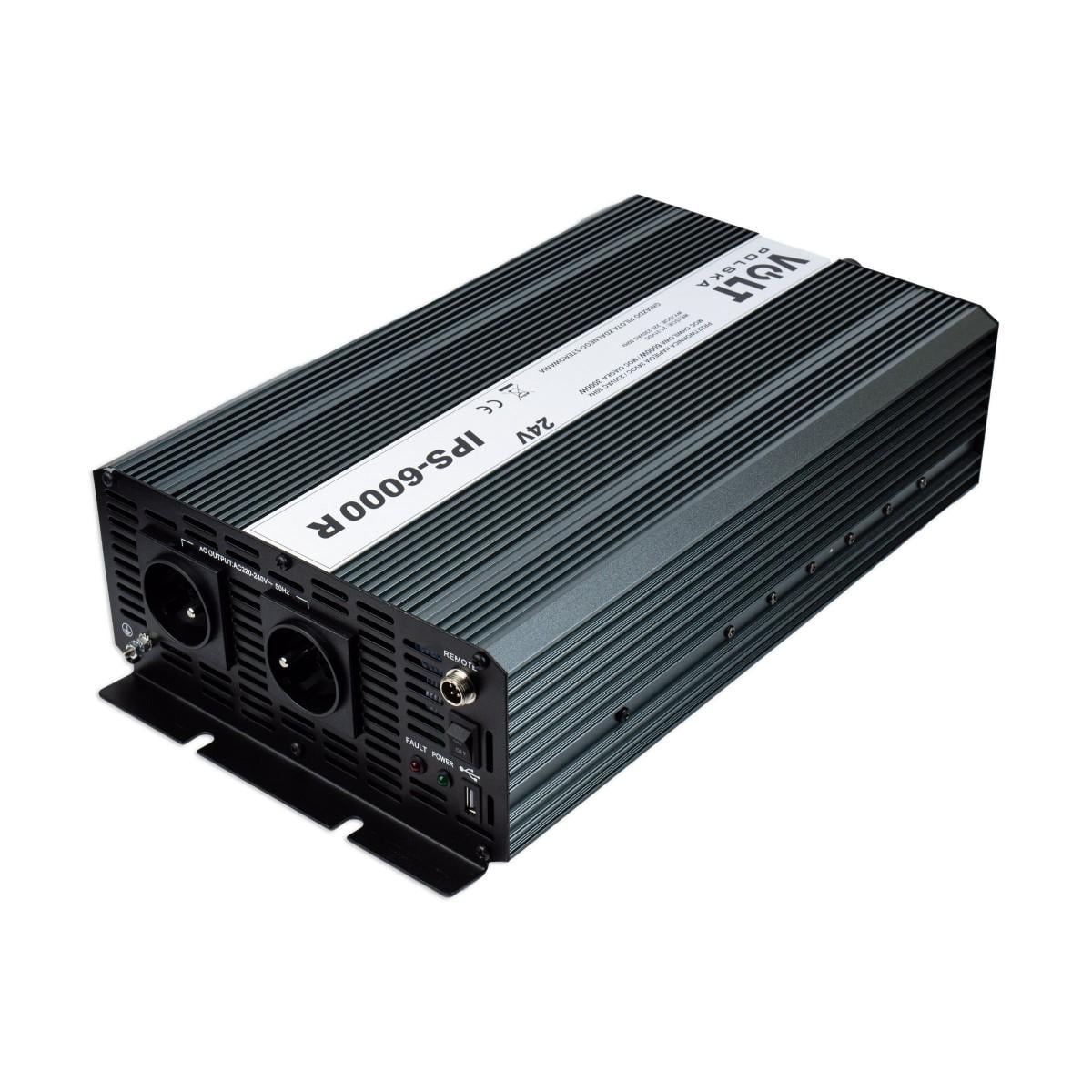 Перетворювач Volt Polska IPS 6000 R 24VDC/230VAC 3000W (3IR600024R)