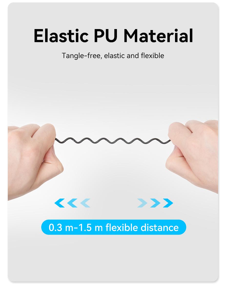 Адаптер Vention Bluetooth 5.0 приемник USB-3,5 мм minijack с микрофоном HiFi AUX Черный (NAGHG) - фото 13