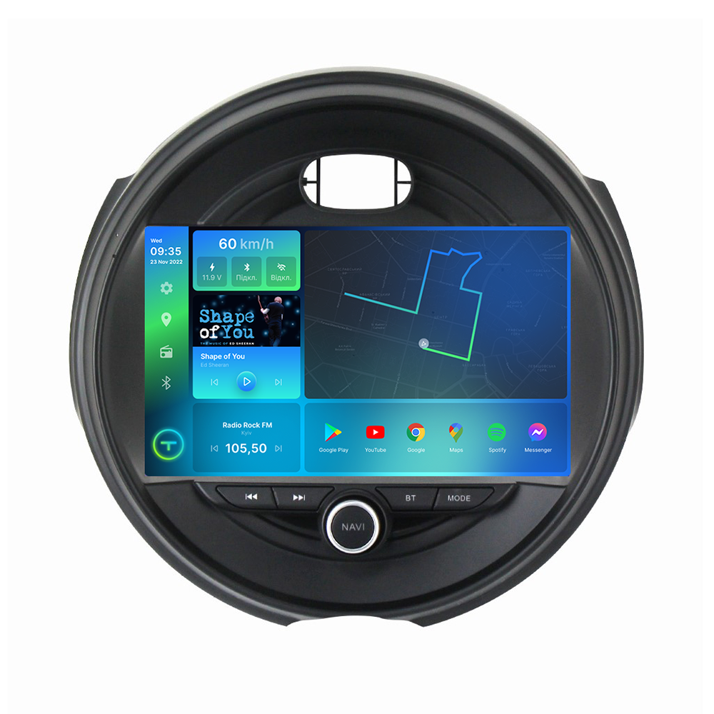Автомагнитола штатная Torssen 2K F9432 для BMW Mini 2014-2020 г. 4G/Carplay/DSP 4/32 GB 9" (202303030)