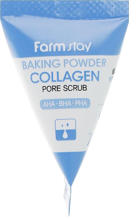 Скраб для обличчя пірамідка FarmStay Baking Powder Hyaluronic Acid Pore Scrub 7 г (8809541197864)