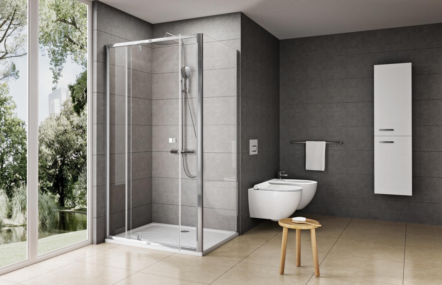 Душова стінка Ravak Pivot PPS 90G70C00Z1 90x190 см профиль Хром (90517) - фото 4