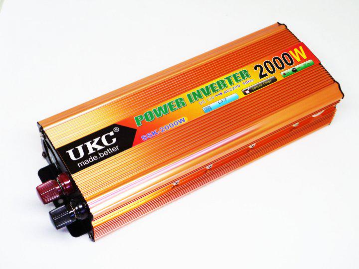 Инвертор для дома/машины AC/DC UKC 24 V 220 V 2000 W