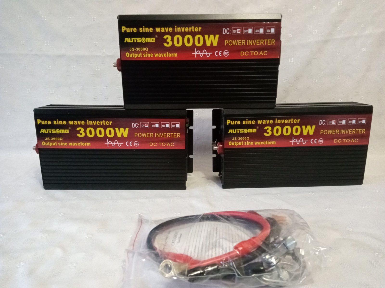 Інвертор 3000 W 12/220 V із чистим синусом Autsome Sawo JS-3000Q (N-21) - фото 4 Інвертор 3000 W 12/220 V із чистим синусом Autsome Sawo JS-3000Q (N-21) - фото 4