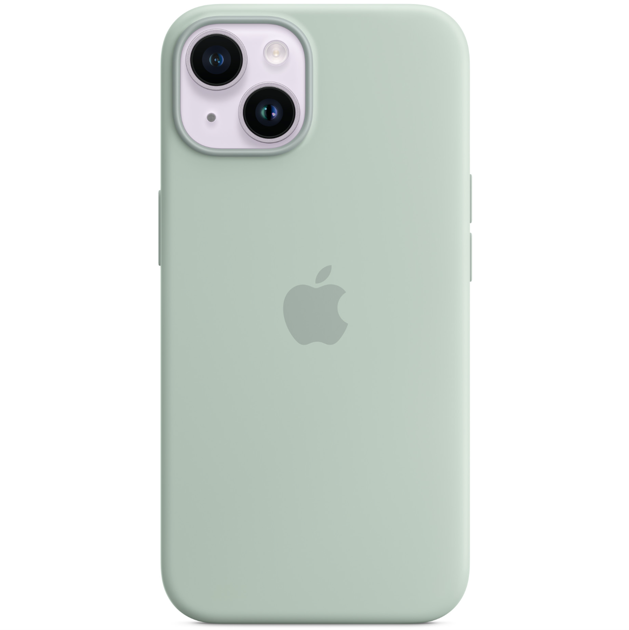 Чехол-накладка Apple Silicone Case with MagSafe for iPhone 14, Succulent (HC)