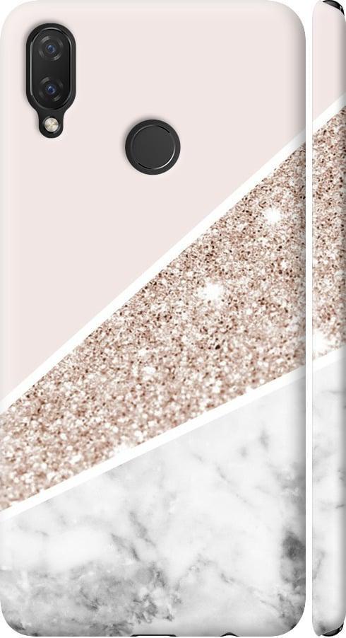 Чехол на Huawei P Smart Plus Пастельный мрамор (4342m-1555-42517)