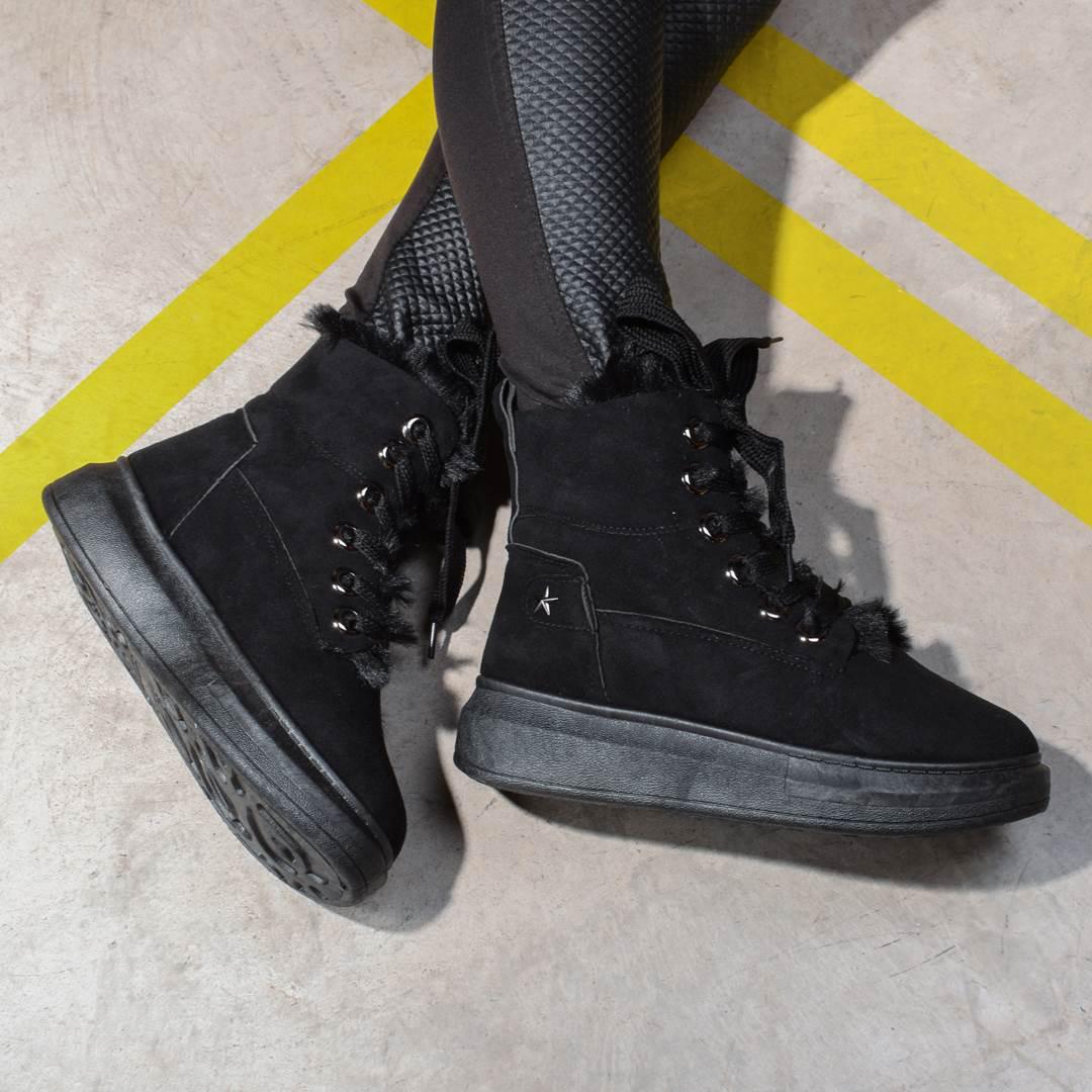 Ботинки женские зимние на меху 325361 р. 36 23 см